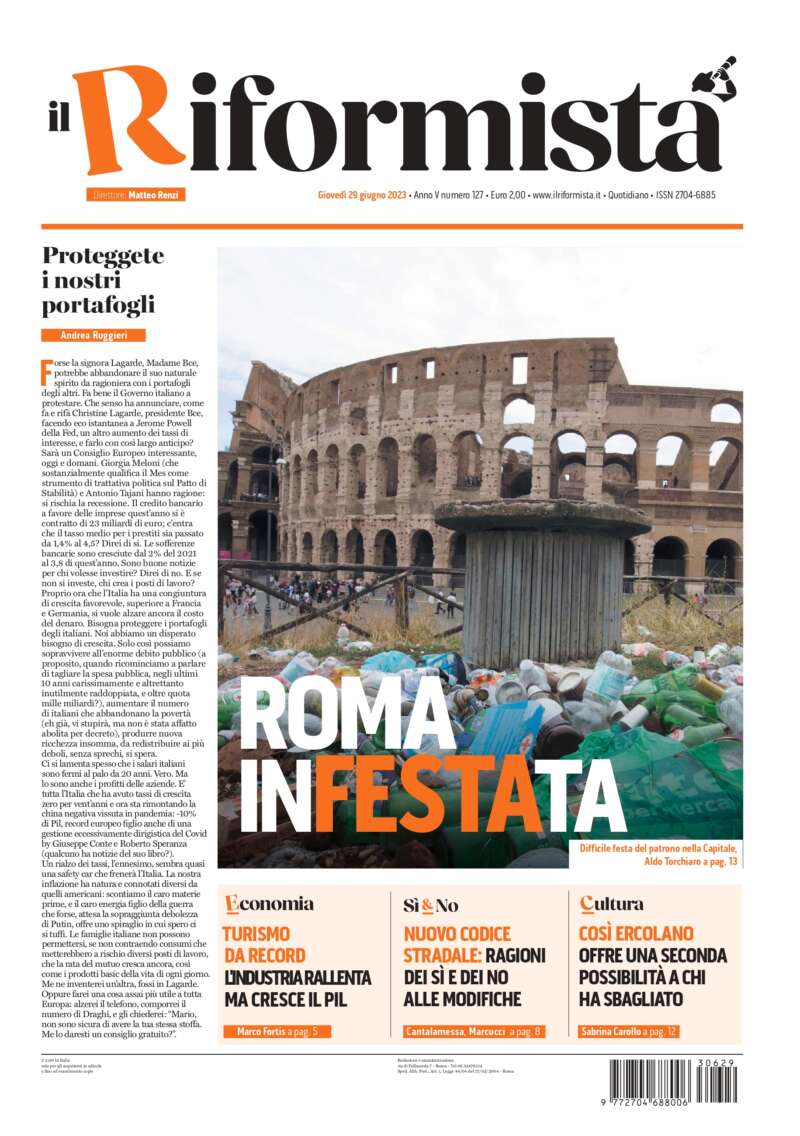 Quotidiano del 29 giugno 2023