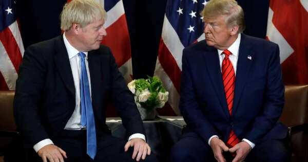 Donald Trump och Boris Johnson: liknande öden, men i väldigt olika sammanhang…