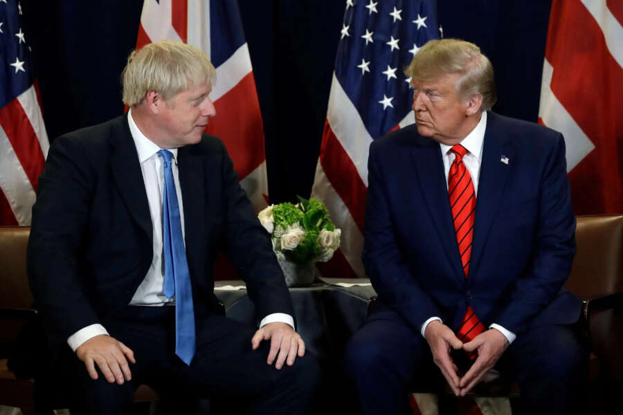 Donald Trump e Boris Johnson: destini simili, ma in contesti molto diversi