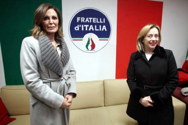 DANIELA SANTANCHE’ E GIORGIA MELONI SEGRETARIO NAZIONALE FRATELLI D’ITALIA