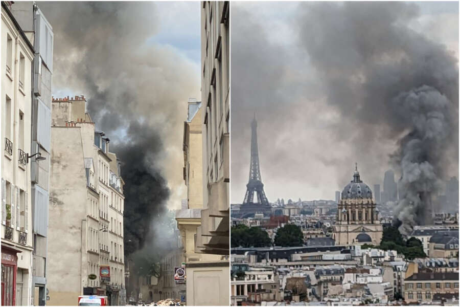 Esplosione a Parigi dopo fuga di gas, crolla palazzo: feriti gravi, si scava sotto le macerie. “Due dispersi”