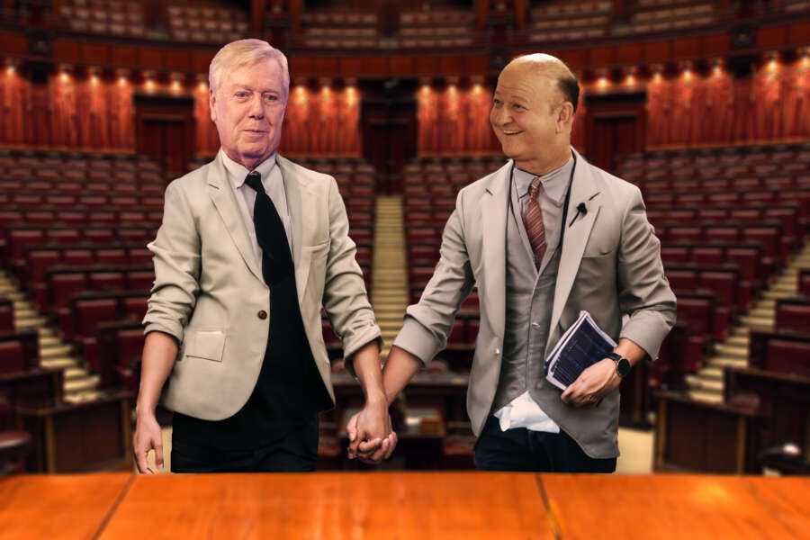 Boldi e Lippi alla Camera: il Parlamento ridotto a nuovo ufficio di collocamento televisivo