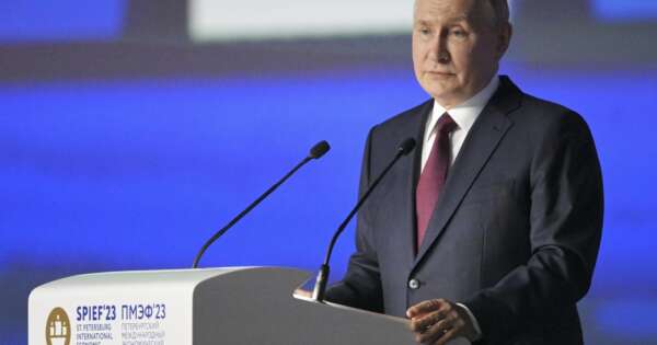 Putin at St. Petersburg Economic Forum: “NATO is drawn into war in Ukraine. Zelensky is a disgrace to the Jewish people”