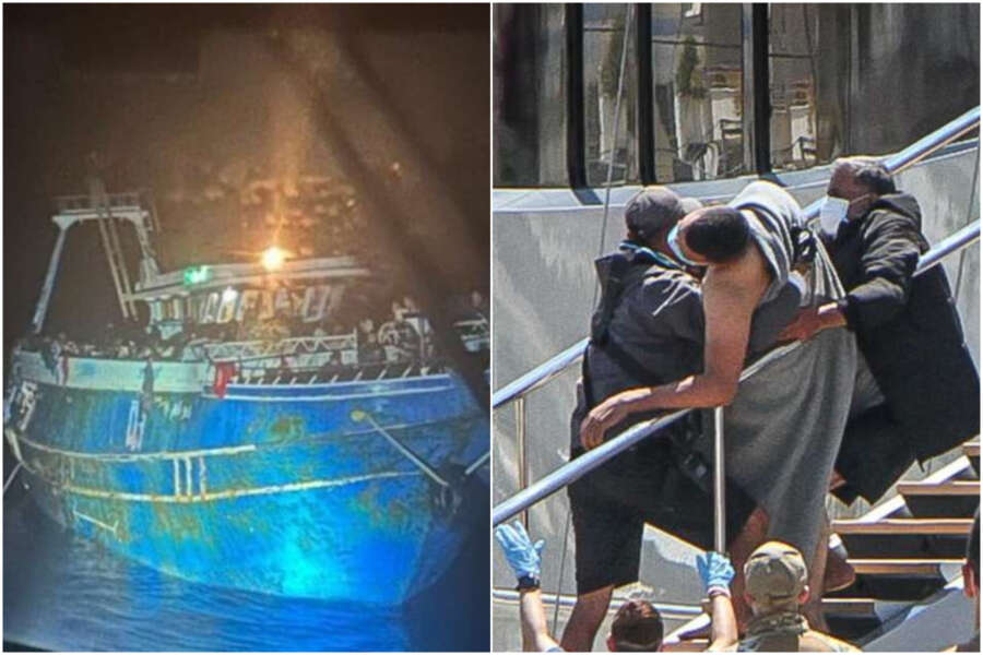 Naufragio migranti Grecia, 19 sos disperati e il colpo di grazia della guardia costiera: lanciare bottiglie d’acqua alla folla disperata