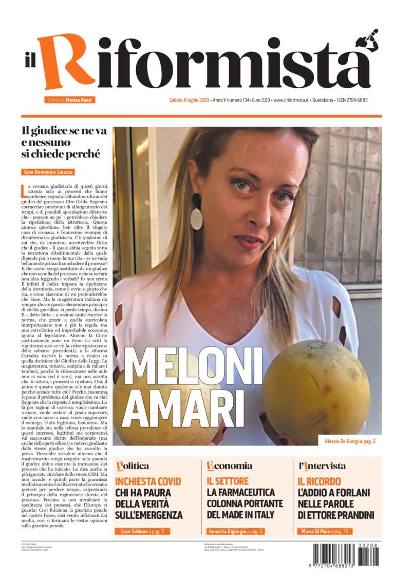 Quotidiano dell’8 luglio 2023