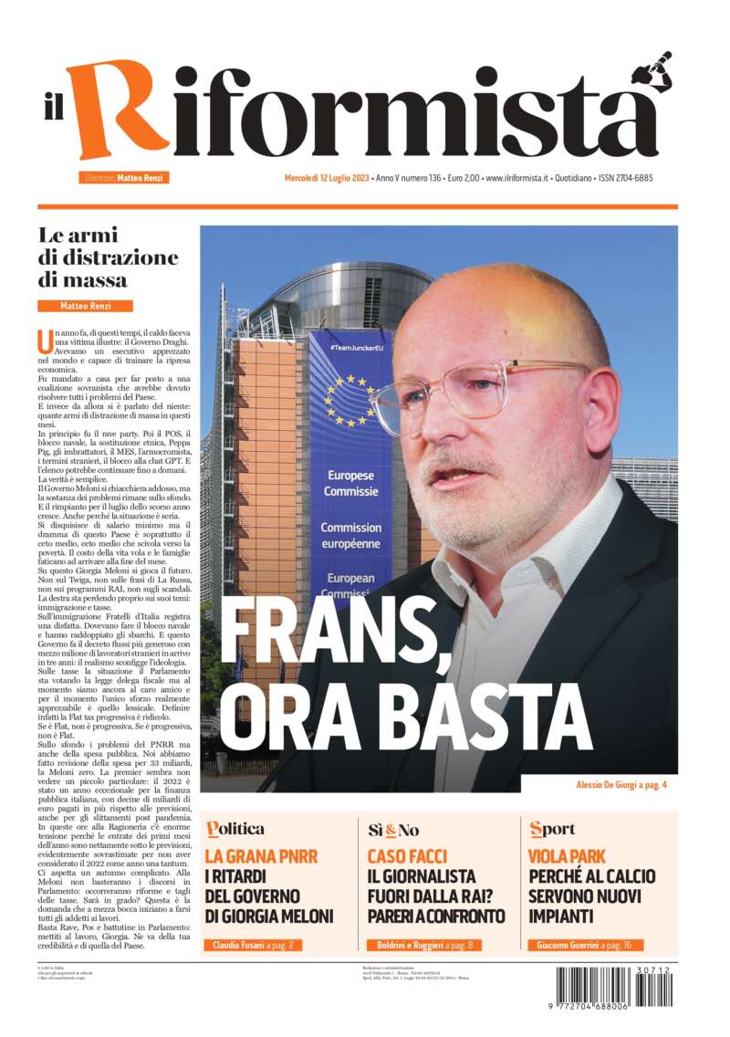 Quotidiano del 12 luglio 2023