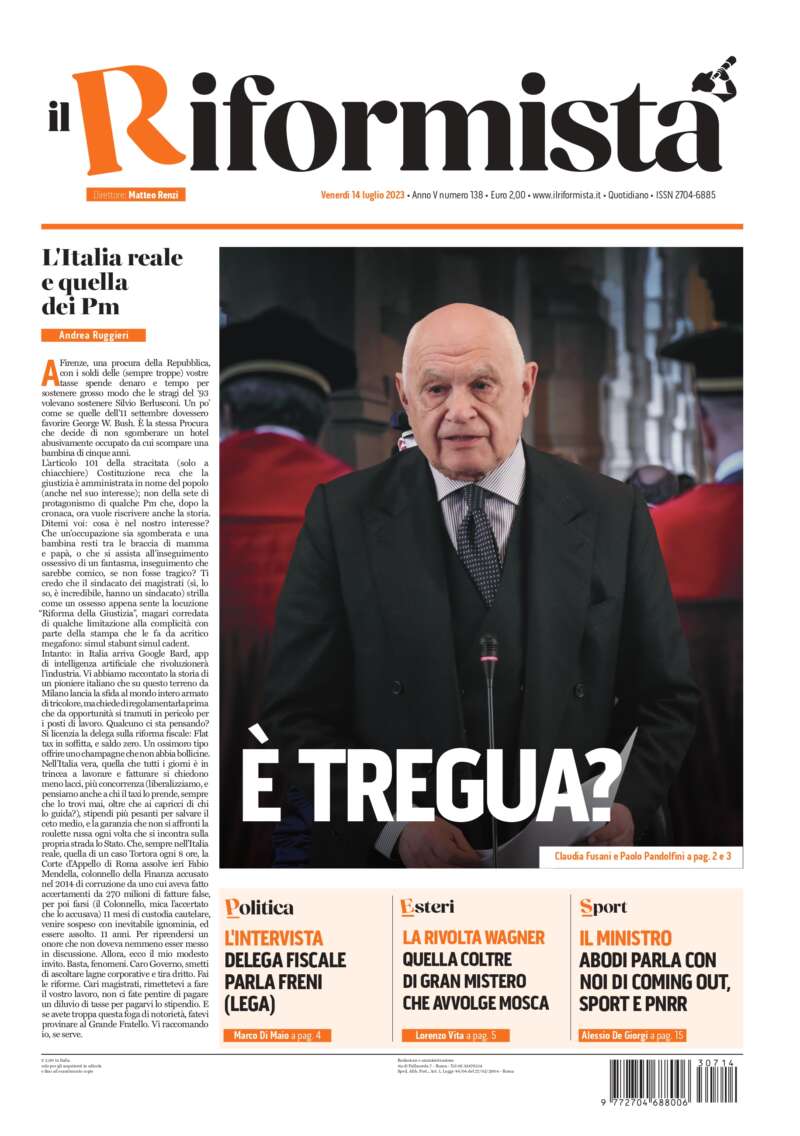 Quotidiano del 14 luglio 2023