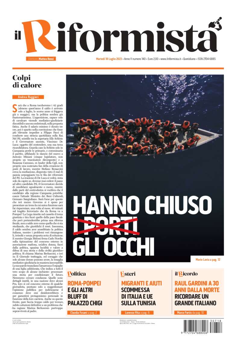 Quotidiano del 18 luglio 2023