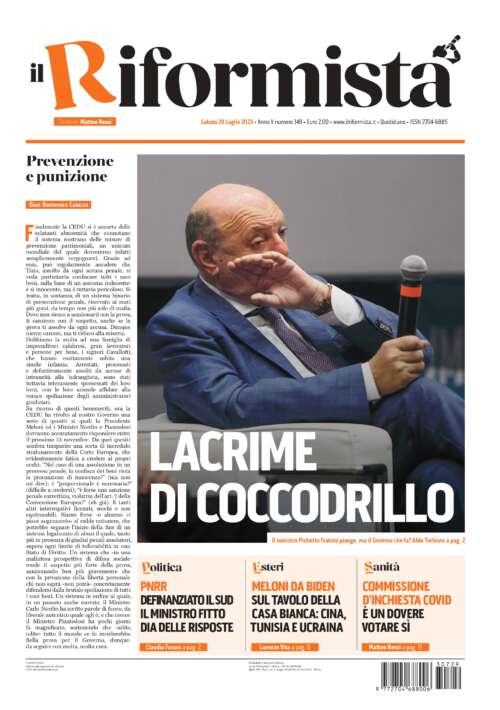 Quotidiano del 29 luglio 2023