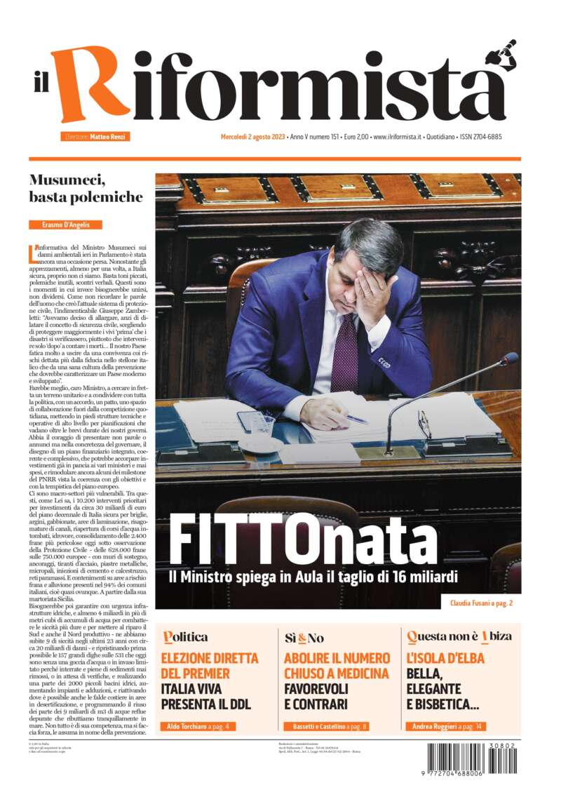 Quotidiano del 2 Agosto 2023