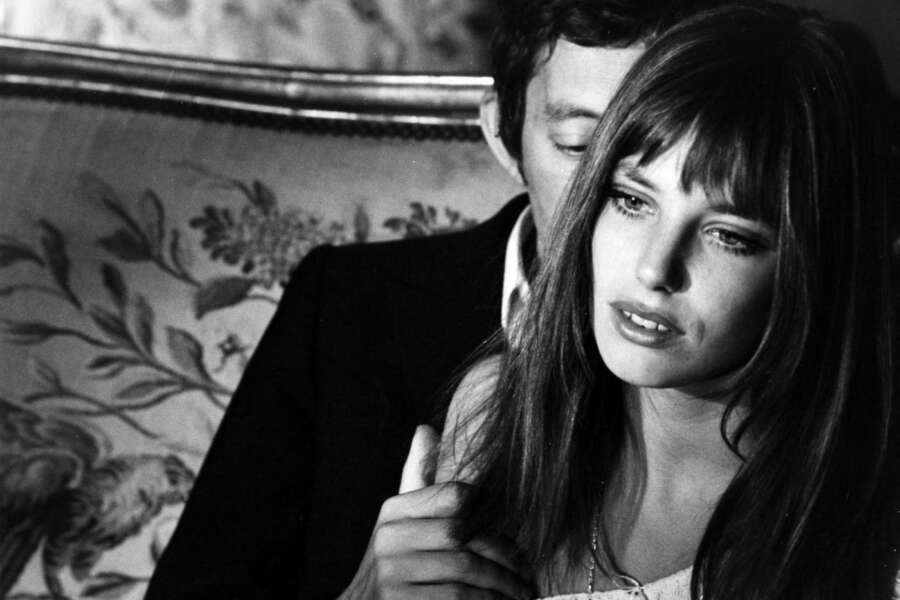 Archivio Cioni Spinelli /LaPresse Parigi 1969 Retrospettiva di Jane Birkin e Serge GainsbourgNella foto : Jane Birkin e Serge Gainsbourg