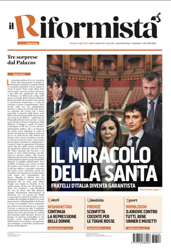 Quotidiano del 6 luglio 2023