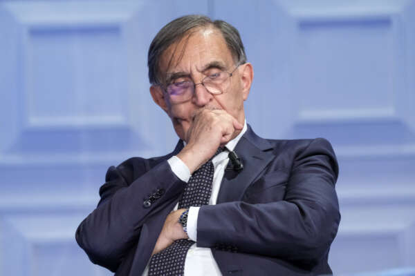 Foto Mauro Scrobogna /LaPresse
12-06-2023 Roma (Italia) – Politica – RAI – trasmissione Porta a Porta, morte di Silvio Berlusconi
Nella foto: Ignazio La Russa ospite della trasmissione condotta da Bruno Vespa sulla figura e opera di Silvio Berlusconi

June 12, 2023 Rome (Italy) – Politics- RAI – Porta a Porta broadcast, Silvio Berlusconi’s passing
In the photo: Ignazio La Russa guest of the program conducted by Bruno Vespa  on the figure and work of Silvio Berlusconi