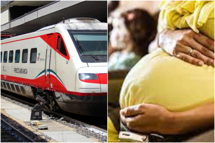 Partorisce sul Fracciabianca: il passaparola, l’ostetrica in videochiamata e l’equipe di passeggeri e personale