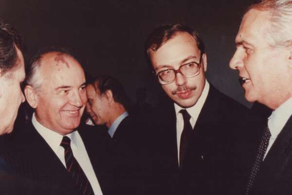 Raul Gardini
con Mikhail Gorbachev