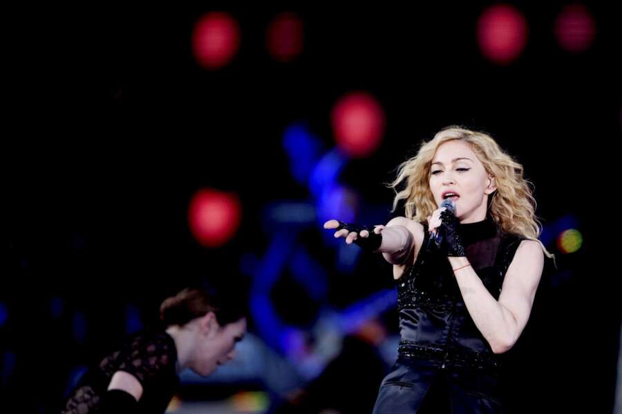 ©Scanpix / lapresse
28-07-2009 Oslo, Norvegia
spettacolo
Concerto di Madonna al Valle Hovin di Oslo
Nella foto Madonna
Only Italy