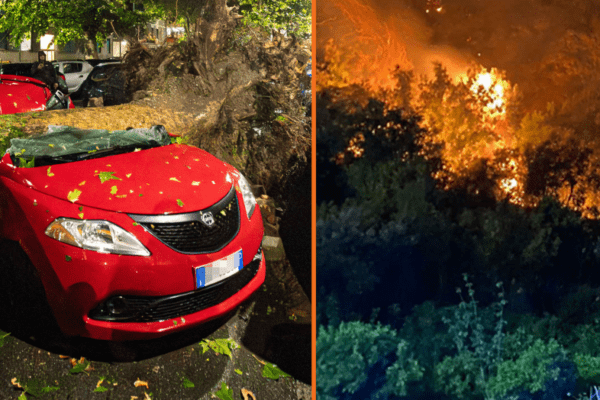 Maltempo e roghi: l’Italia flagellata da nubifragi e incendi