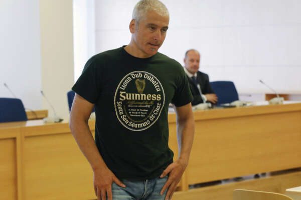 Former leader of the ETA terrorist band Javier Garcia Gaztelu ‘Txapote’ attends his trial at the Audiencia Nacional Court in San Fernando de Henares, Madrid, Spain, on 22 May 2017. ‘Txapote’ could face a 14 years and 8 month imprisonment for being involved in a terrorist attack against a Government building in San Sebastian back in 1995. ‘Txapote’ refused to declare during his trial. EFE/Paco Campos/ Pool POOL