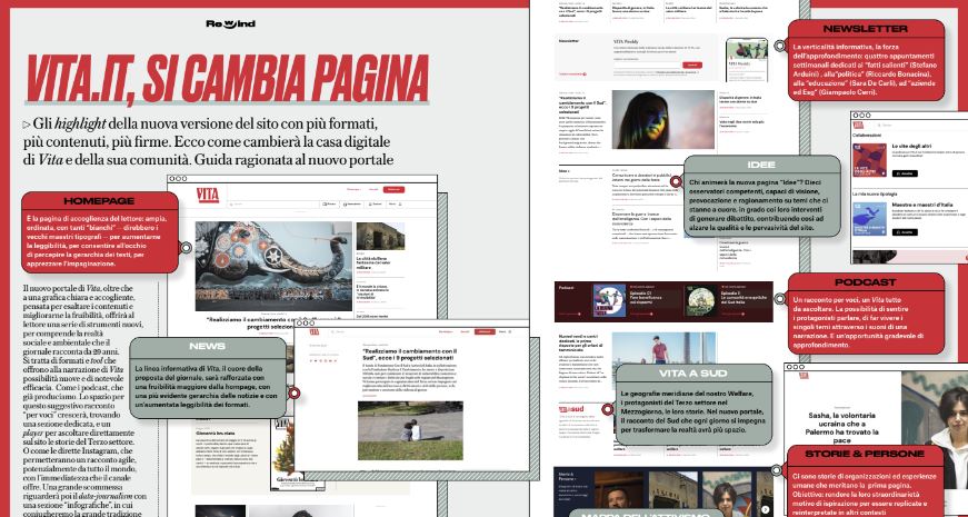 Al via il nuovo sito di Vita: “Informare per cambiare”