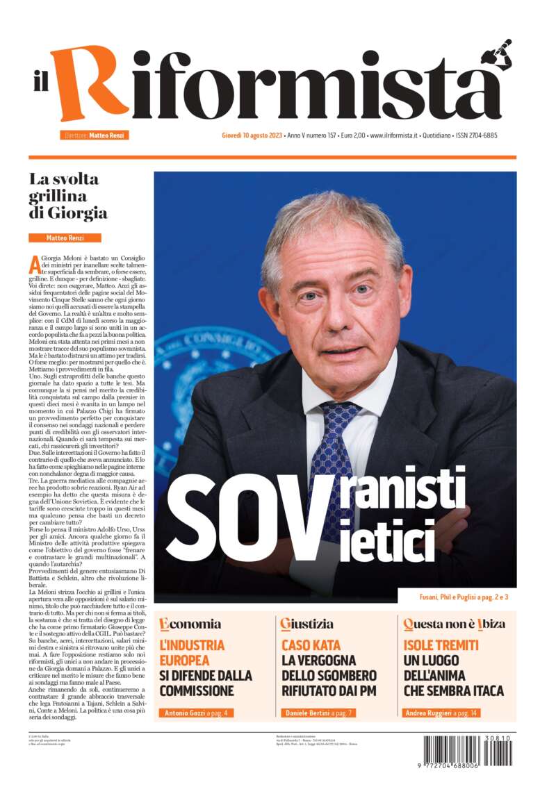 Quotidiano del 10 Agosto 2023