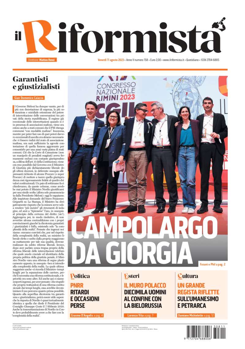 Quotidiano dell’11 Agosto 2023