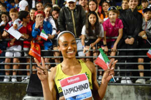 Foto Massimo Paolone/LaPresse 2 Giugno 2023 – Firenze, Italia – sport, atletica – Golden Gala Pietro Mennea 2023 – Salto in lungo femminile – Stadio Ridolfi. Nella foto: Larissa Iapichino

June 2, 2023 Florence, Italy – sport, athletic – Golden Gala Pietro Mennea 2023 – Long Jump WomanRidolfi Stadium. In the pic: Larissa Iapichino