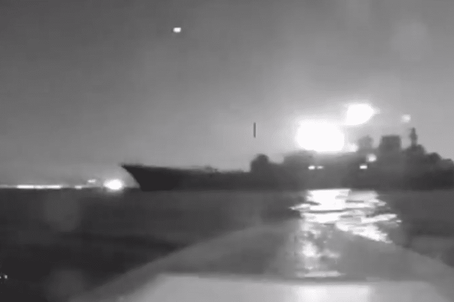 nave russa colpita drone ucraino