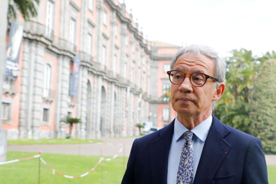 Foto Fabio Sasso/LaPresse
13-04-2019 Napoli – Italia
Cronaca

Il Presidente della Repubblica Mattarella e d il presidente della Camera Roberto Fico vanno alla mostra del Caravaggio al Museo di Capodimonte
In foto: Direttore museo Sylvain Bellenger