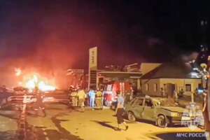 Russia, esplode una stazione servizio in Daghestan: più di 30 morti Russia, esplode una stazione servizio in Daghestan: più di 30 morti