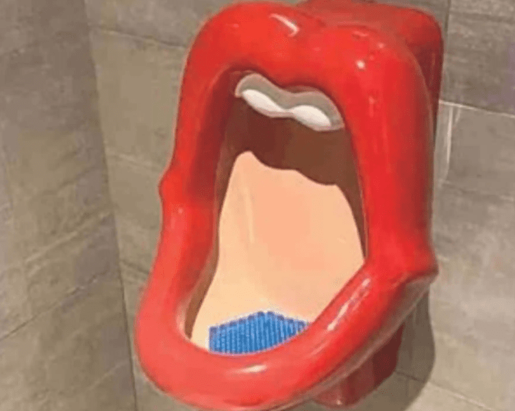 Torino, è bufera sui social per gli orinatoi a forma di bocca di donna in una palestra