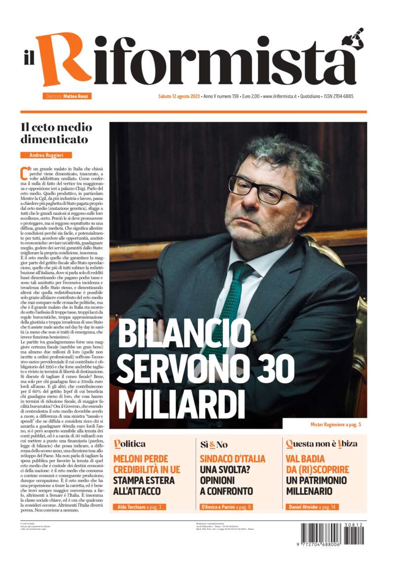 Quotidiano del 12 Agosto 2023