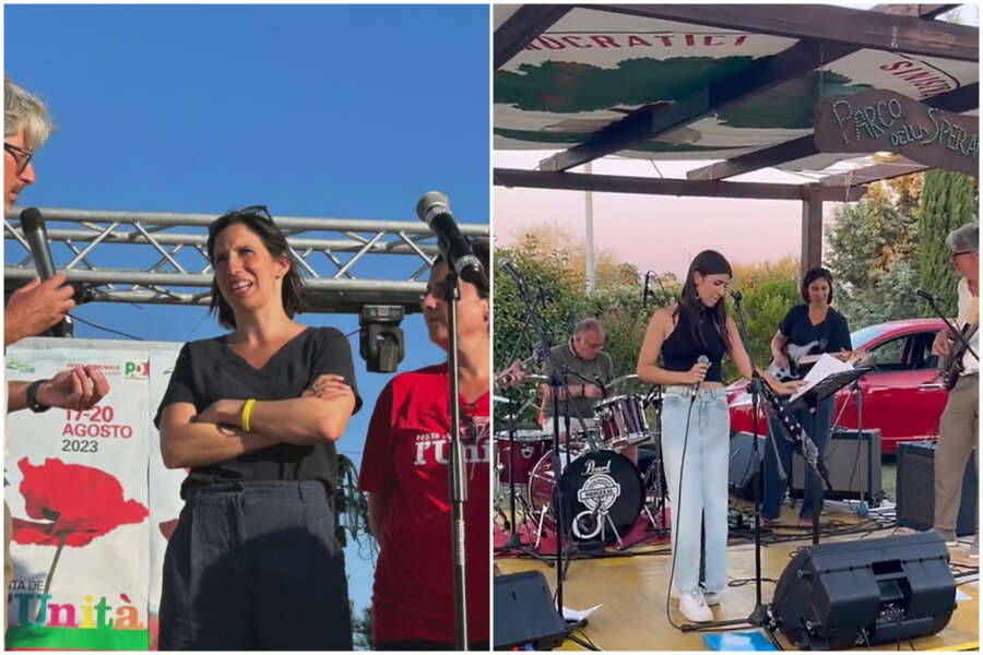 Elly Schlein suona Zombie al Pd, alla festa dell’Unità torna il Pds