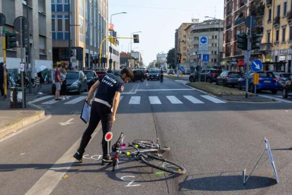 Foto di repertorio, investimento viale Monza, Milano