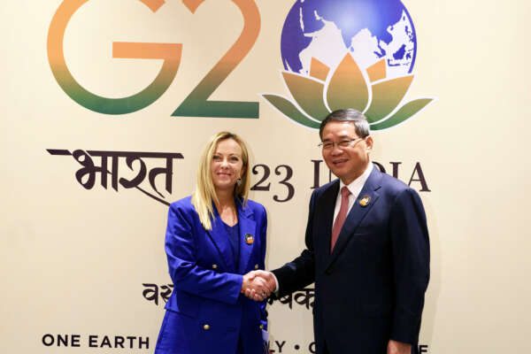il Presidente Giorgia Meloni ha avuto un incontro bilaterale con il Primo Ministro della Repubblica Popolare Cinese, Li Qiang.