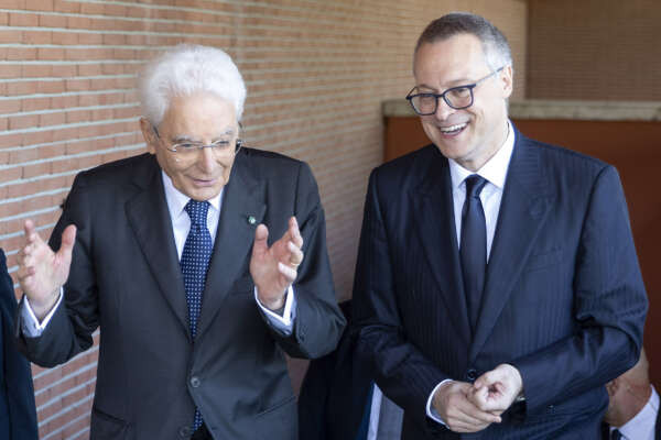 Foto Francesco Ammendola/Ufficio Stampa Quirinale/LaPresse 15-09-2023 Roma
Politica
Il Presidente della Repubblica Sergio Mattarella – Confindustria Assemblea 2023
Nella foto : Il Presidente della Repubblica Sergio Mattarella con il Presidente di Confindustria Carlo Bonomi

(foto di Francesco Ammendola – Ufficio per la Stampa e la Comunicazione della Presidenza della Repubblica)

DISTRIBUTION FREE OF CHARGE – NOT FOR SALE