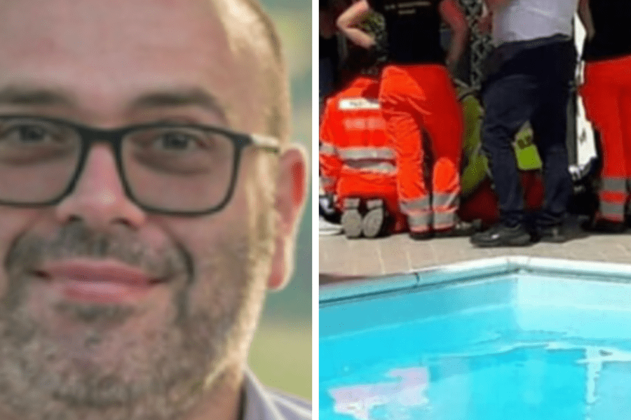 Cervia, il malore fatale e poi la morte improvvisa: bancario muore davanti alla figlioletta di 7 anni mentre giocavano in piscina