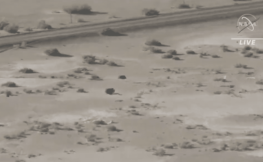 Spazio, atterrata la capsula contenente un campione dell’asteroide Bennu