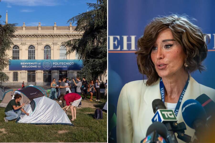 Universitari in tenda, ma il governo resta al palo sui posti letto. Bernini: “Ci stiamo confrontando”. Quota 66.000 distante