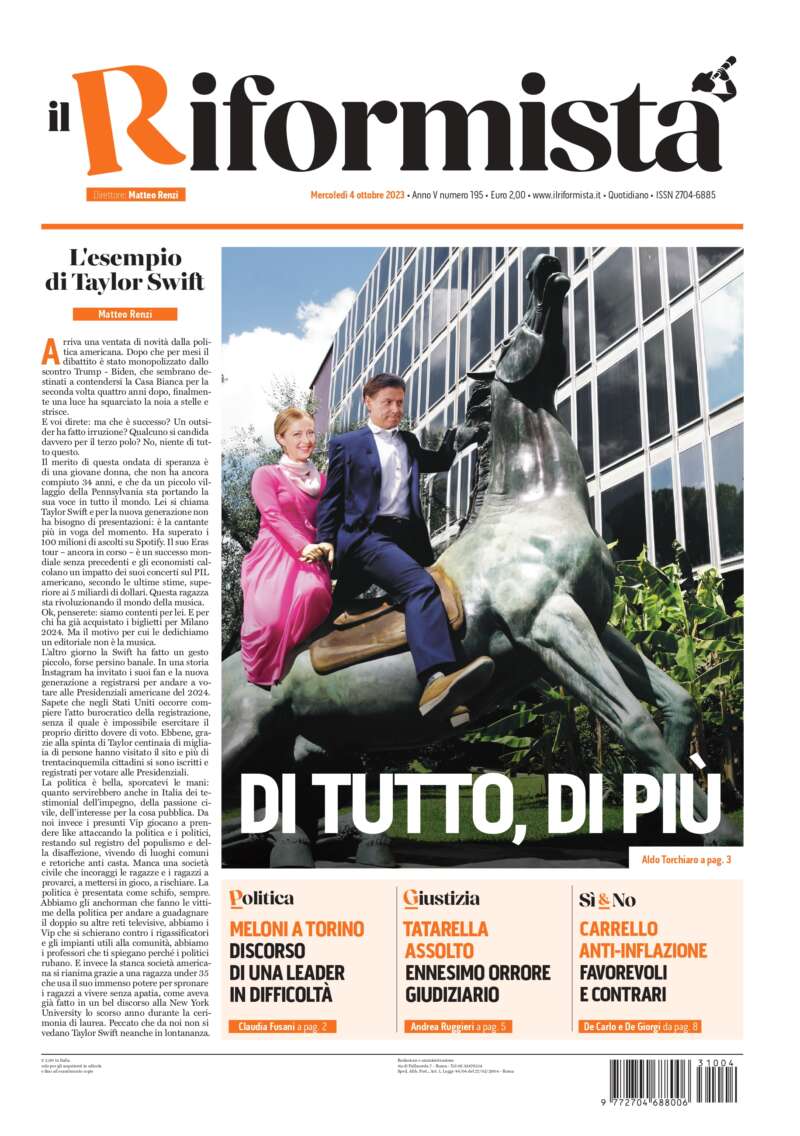 Quotidiano del 4 Ottobre 2023