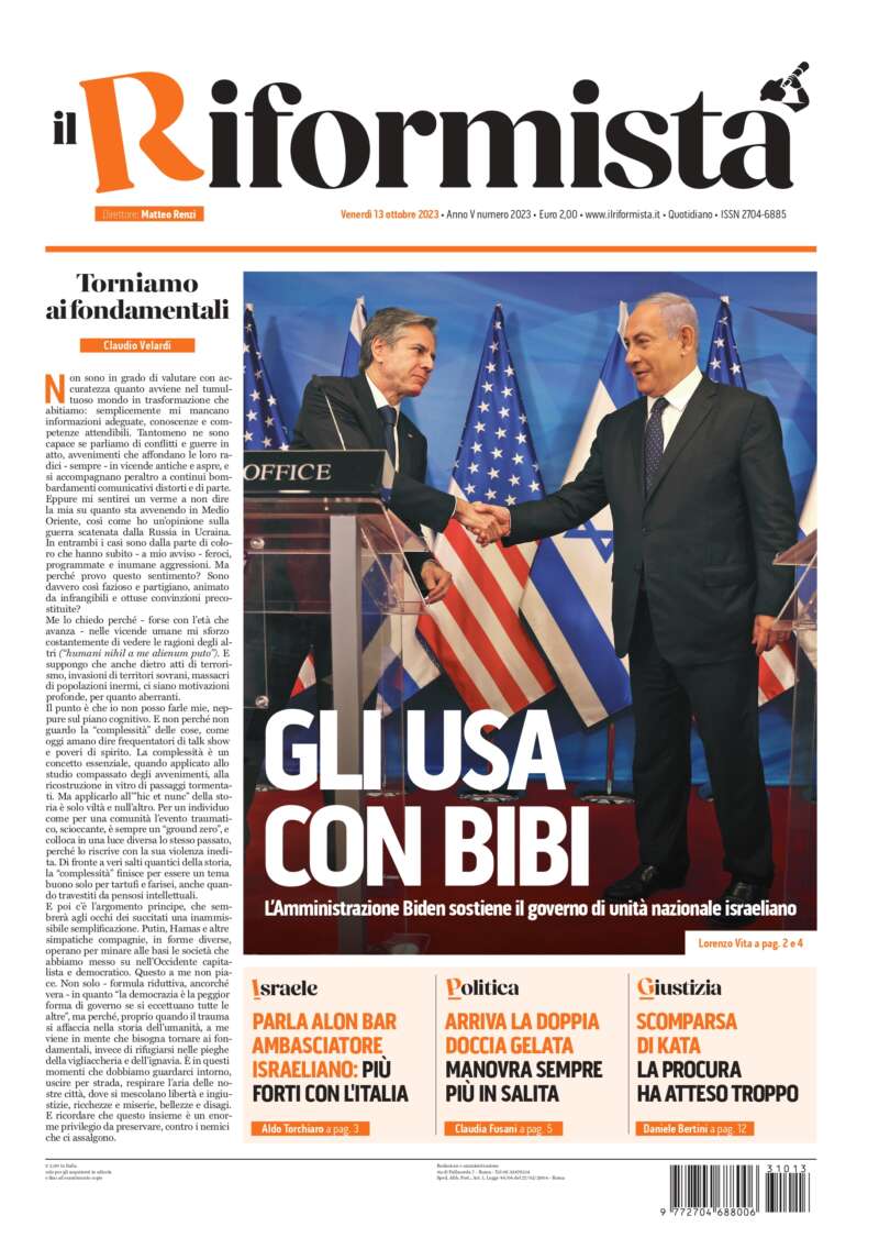 Quotidiano del 13 Ottobre 2023