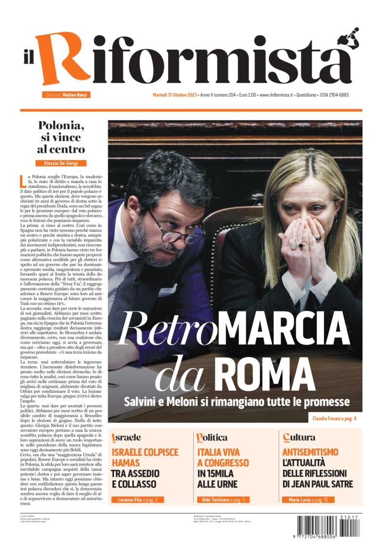 Quotidiano del 17 Ottobre 2023