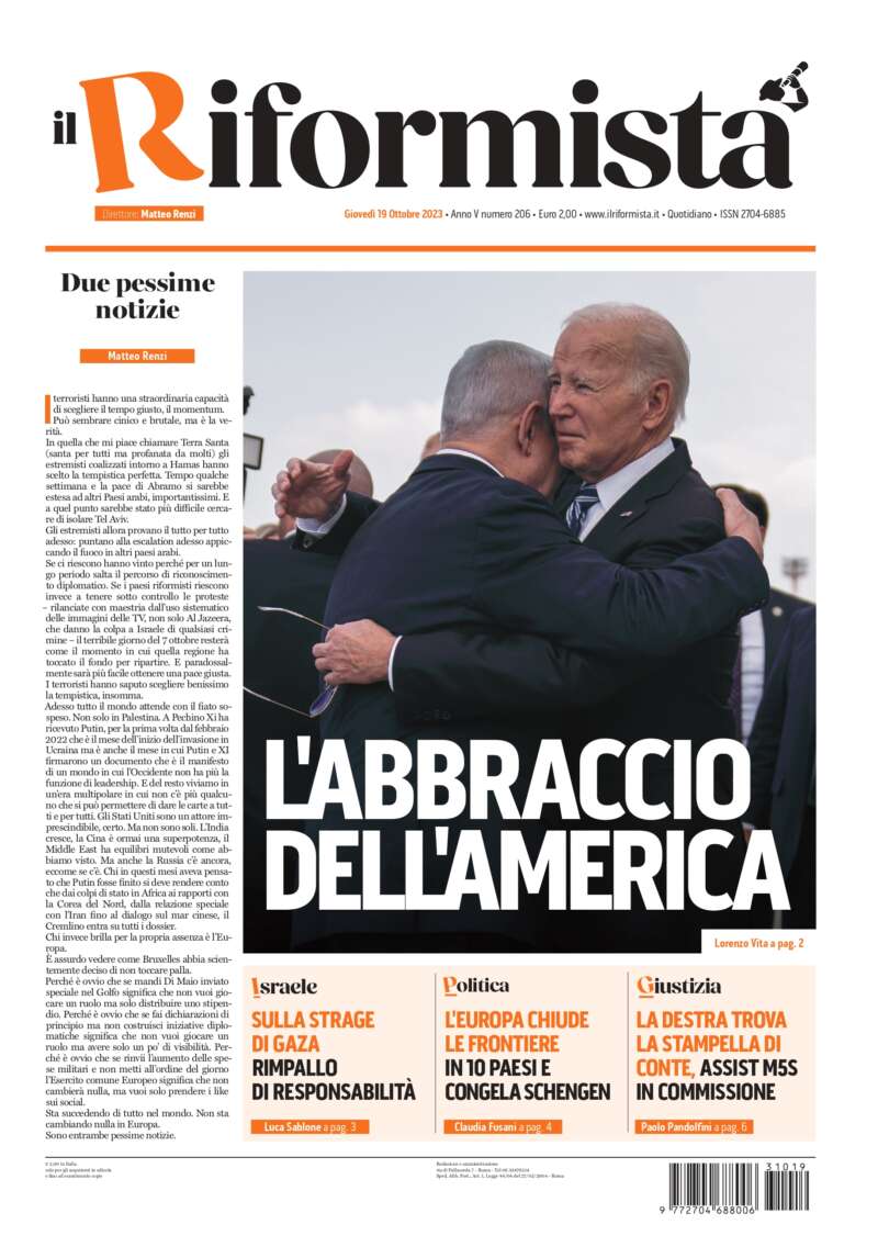 Quotidiano del 19 Ottobre 2023