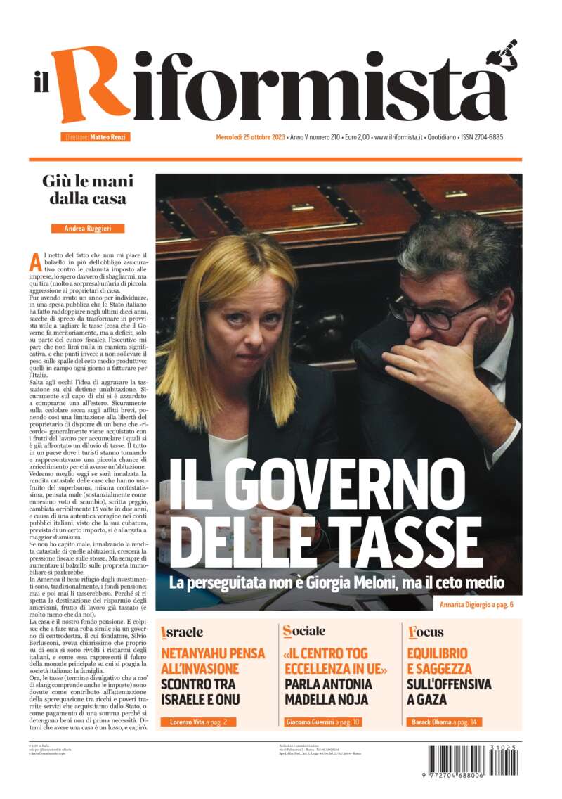 Quotidiano del 25 Ottobre 2023