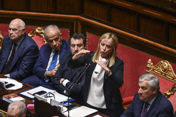 CARLO NORDIO MINISTRO, MATTEO PIANTEDOSI MINISTRO, GIORGIA MELONI, MATTEO SALVINI MINISTRO, ANTONIO TAJANI MINISTRO