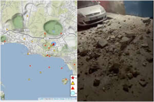 Allarme Campi Flegrei, ora basta. Crollano del 25% le prenotazioni degli hotel: “è caduto solo un cornicione. Le persone non dormono in macchina” la realtà è diversa e può durare anni