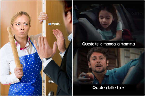 Meloni lascia Giambruno dopo i fuorionda e l’ironia dei social: “E’ lui il lupo”, “Le famiglie tradizionali fanno la threesome”