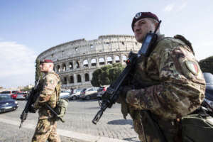 Foto LaPresse – Andrea Panegrossi
07/04/2017-Roma, Italia
cronaca
Sicurezza a Roma. Militari al Colosseo
Photo LaPresse – Andrea Panegrossi
07/04/2017 Rome, Italy
chronicle
Security in Rome. Military in Colosseo Foto LaPresse – Andrea Panegrossi
07/04/2017-Roma, Italia
cronaca
Sicurezza a Roma. Militari al Colosseo
Photo LaPresse – Andrea Panegrossi
07/04/2017 Rome, Italy
chronicle
Security in Rome. Military in Colosseo