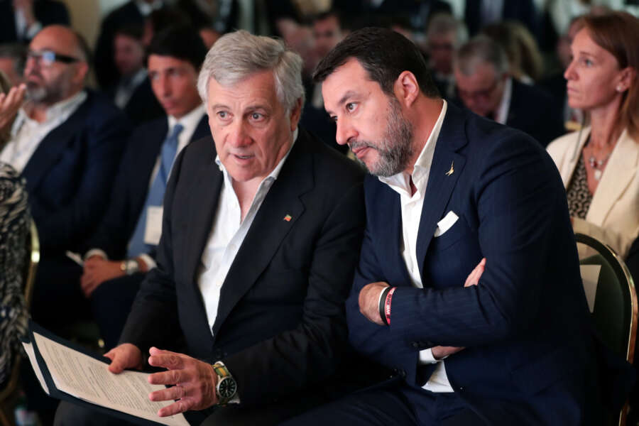 ANTONIO TAJANI MINISTRO DEGLI ESTERI
MATTEO SALVINI MINISTRO INFRASTRUTTURE
