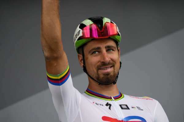 Slovakia’s Peter Sagan waits for the start of the third stage of the Tour de France cycling race over 187.5 kilometers (116.5 miles) with start in Amorebieta Etxano, Spain and finish in Bayonne, France, Monday, July 3, 2023. (AP Photo/Daniel Cole)

Associated Press/LaPresse
Only Italy and Spain