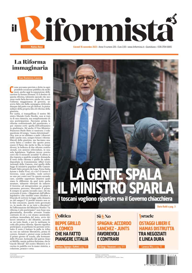 Quotidiano del 16 Novembre 2023